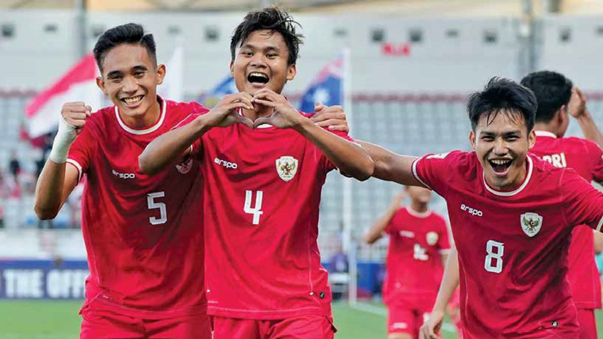 Results of Jordan vs Indonesian U23 National Team: Winning 1-4, Garuda Muda Qualifies for the Top 8 of the U23 Asian Cup
