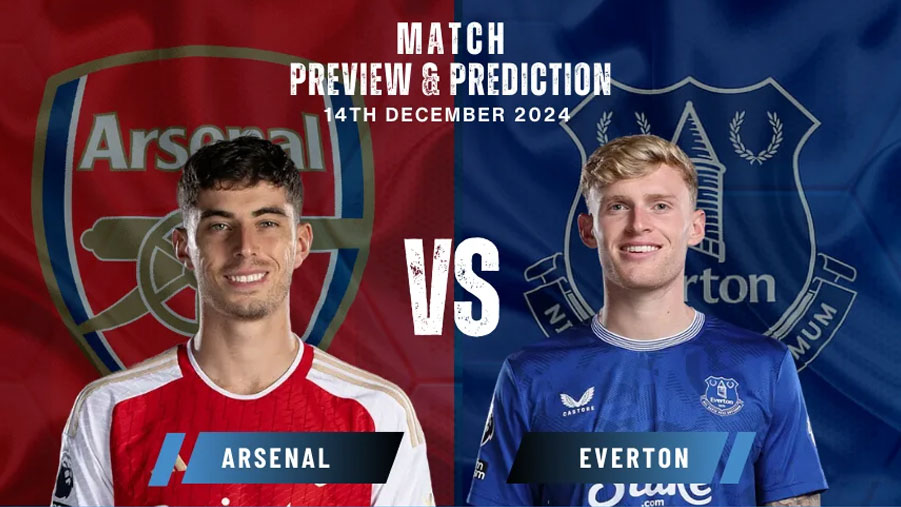 Prediksi Arsenal vs Everton 14 Desember 2024