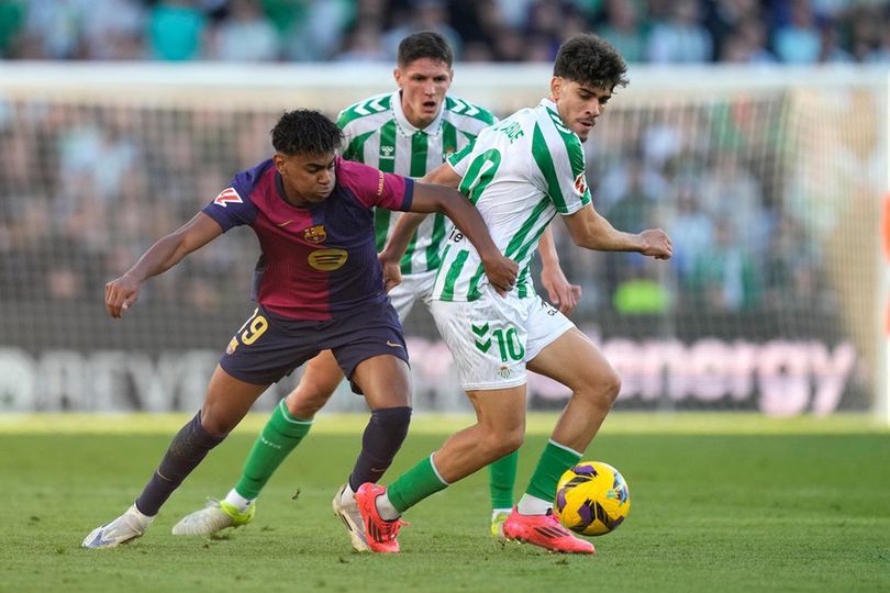 Hasil Real Betis vs Barcelona: Skor 2-2